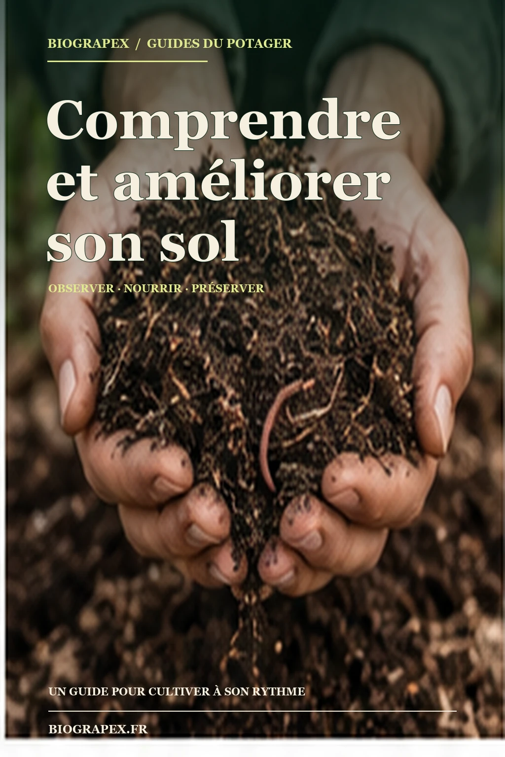 Couverture illustrée de l’ebook Comprendre et améliorer son sol