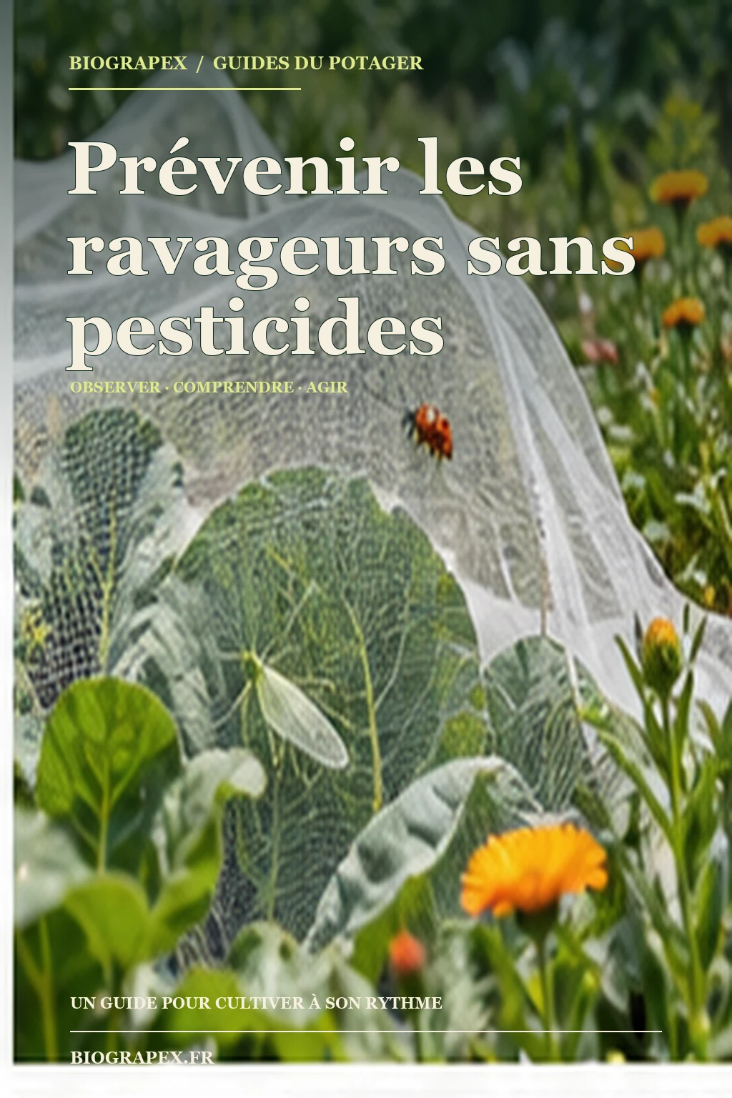Couverture illustrée de l’ebook Prévenir les ravageurs sans pesticides